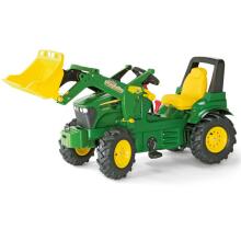 Rolly Toys rollyFarmtrac John Deere 7930 - педальный трактор с ковшом, зеленый