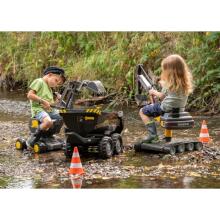 Rolly Toys Volvo rollyDigger pašgājējs ekskavators - rotējošs braucamais, melns
