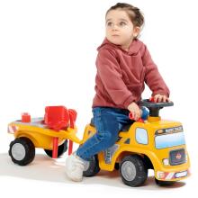 FALK Ride-on Builder Car with Opening Seat + accessories from 1 year
