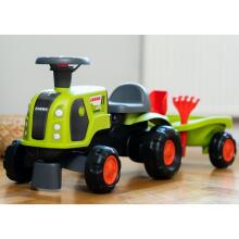 FALK Claas 470 Arion Ride-on Green with Trailer + Sand Kit