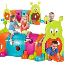FEBER Large Children's Tunnel Caterpillar XXL Modular Playground