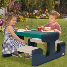 Детский столик для пикника Little Tikes Blue and Green для сада