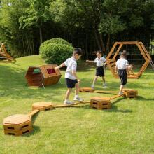 CLASSIC WORLD EDU Wooden Track Balance Beam XXL Motor Movement Path