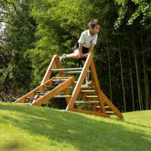 CLASSIC WORLD EDU Wooden Playground XL Montessori Climbing Ladder Set