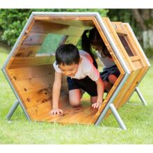 CLASSIC WORLD EDU Wooden Playground Base XXL Crawling Tunnel