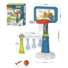 WOOPIE Set 2in1 Basketball Soccer Goal + Ball + Pump
