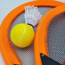 WOOPIE Large Tennis Rackets Badminton for Kids Set + Ball Shuttlecock