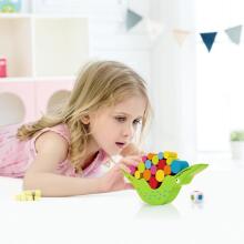 CLASSIC WORLD Balancing Skill Game for Children Crocodile + Cube 20 pcs.