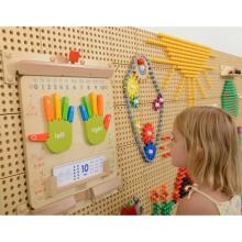 MASTERKIDZ Learning to Count Wall Sensory Board Flex Montessori