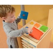 MASTERKIDZ Wooden Pyramid Educational Counting Colors Montessori