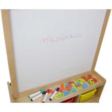 Masterkidz Double-Sided Chalkboard and Magnetic Writing Board