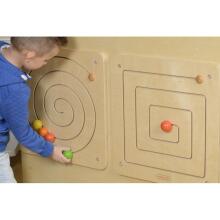 MASTERKIDZ Montessori Spiral Maze Sliding Board