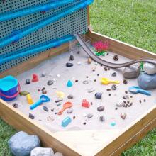 MASTERKIDZ Set XXL STEM WALL 2in1 Creative Board with Sandbox