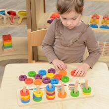 MASTERKIDZ Головоломка Обучение счету и цветам Монтессори Сортер