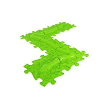 WOOPIE Sensory Mat Orthopedic Puzzle Snake Green 6 pcs.