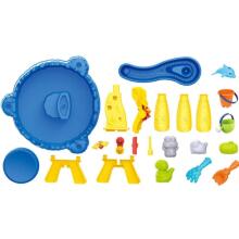 WOOPIE XL Water Table with Chair 2in1 Dolphin Sandbox 12 pcs.