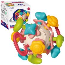 WOOPIE BABY Soft Rattle 4in1 Teether Sensory Toy for Babies 0m+