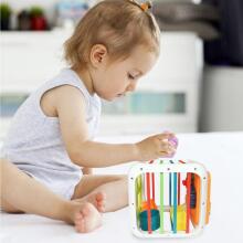 WOOPIE Educational Cube Sorter 4in1 Shapes 18m+