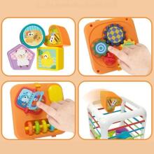 WOOPIE Educational Cube Sorter 4in1 Shapes 18m+