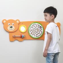 VIGA Sensory Manipulative Teddy Bear Board FSC Montessori Certificate