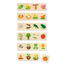 VIGA Wooden Puzzle Growing animals and plants