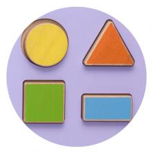 VIGA Sensory Manipulative Board Hippopotamus FSC Montessori Certificate