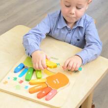 MASTERKIDZ Wooden Educational Finger Counting Board