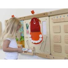 MASTERKIDZ Oral Hygiene Wall Sensory Board Flex Montessori