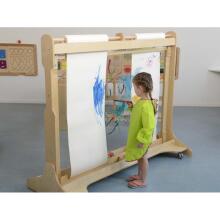 Огромный деревянный мольберт для рисования на окне MASTERKIDZ
