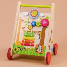 CLASSIC WORLD Walker Pusher Multifunctional Wooden