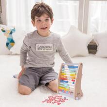 CLASSIC WORLD Wooden Abacus + Mathematical Operations 46 pcs.