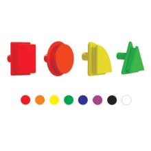 MASTERKIDZ Geometric Elements 8 Colors 256 pcs STEM Board Accessories