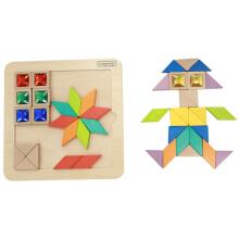MASTERKIDZ Пазл Мозаика Изучаем Цвета и Формы Танграм Монтессори