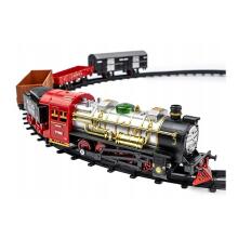 WOOPIE Classic Electric Train Railway Track Sound Light + 29 Acc.