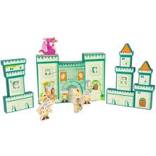 CLASSIC WORLD Blocks Figure Model Castle Dragon 16 pcs.