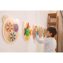 VIGA Wooden Pinwheel Board FSC Montessori Certificate
