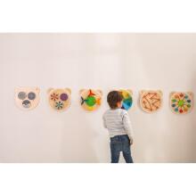 VIGA Wooden Pinwheel Board FSC Montessori Certificate
