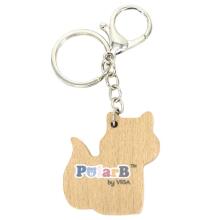 VIGA PolarB Wooden Keychain Fox Keychain