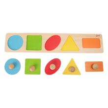 CLASSIC WORLD MONTESSORI Puzzle for Children Learning Shapes Figures Colors 7 pcs.