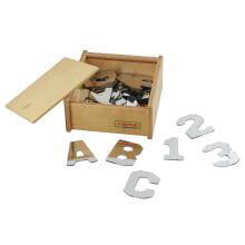 MASTERKIDZ Double Sided Acrylic Mirrors Letters Numbers Montessori Alphabet