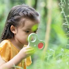 CLASSIC WORLD Microscope 2in1 Magnifying Glass for Children Exploring the Natural World
