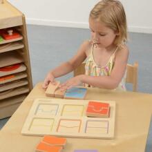 MASTERKIDZ Educational Board Sorter Matching Shapes and Colors