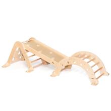 VIGA Wooden Slide Straight Climbing Wall