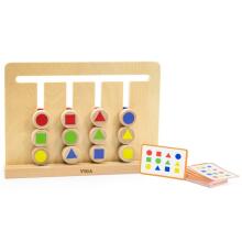 VIGA Logic Game Reproduce Colors and Shapes Montessori