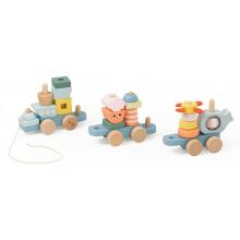 CLASSIC WORLD Montessori Ocean Train Wooden Puzzle