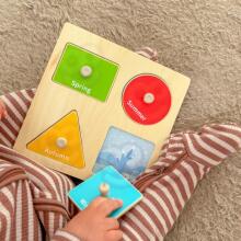 TOOKY TOY Box XXL Montessori Educational Box 6in1 Sensory 13-15 Months