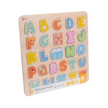 CLASSIC WORLD Wooden Montessori Puzzle Learning the Alphabet Letters Words Puzzle 27 pcs.