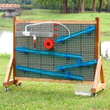 MASTERKIDZ Wooden Wall Board XXL Scientific Creative STEM WALL Outdoor