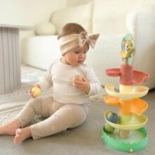 WOOPIE GREEN Wooden Ball Track Sensory Educational 6 pcs.