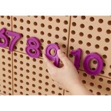 MASTERKIDZ Set of Numbers and Symbols for Learning Counting and Mathematics for STEM Wall Panels, 82 pcs.